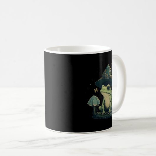 Niedlicher Cotattcore Ästhetischer Froschmuck Mush Kaffeetasse (VorderseiteRechts)