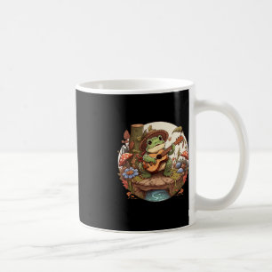 Niedlicher Cotattecore-Ästhetischer Frosch Banjo s Kaffeetasse