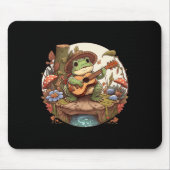 Niedlicher Cotattecore-Ästhetischer Frosch Banjo s Mousepad (Vorne)