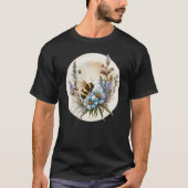 Niedlicher Cotattecore Botanische Blume Dudelbeere T-Shirt (Vorderseite)