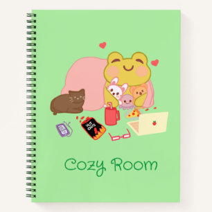 Niedlicher Cotattecore Frog Notizblock