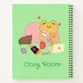 Niedlicher Cotattecore Frog Notizblock (Rückseite)