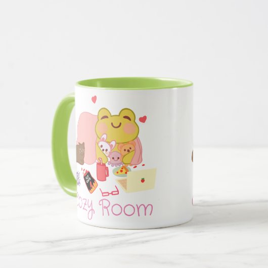 Niedlicher Cotattecore Frog Tasse (Vorderseite Links)