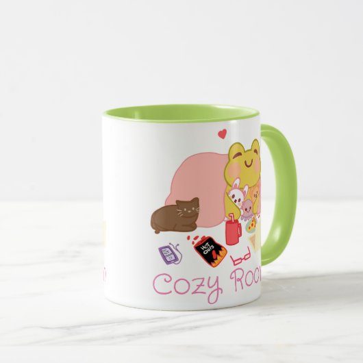 Niedlicher Cotattecore Frog Tasse (VorderseiteRechts)