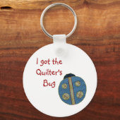 Niedlicher Country Style Quilting Ladybug Schlüsselanhänger (Vorderseite)