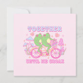 Niedlicher Couple Frog - Zusammen, bis wir Croak h (Vorderseite)