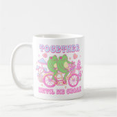 Niedlicher Couple Frog - Zusammen, bis wir Croak h Kaffeetasse (Links)