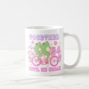 Niedlicher Couple Frog - Zusammen, bis wir Croak h Kaffeetasse