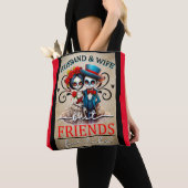 Niedlicher Couple Sugar Skull Tasche (Von Nahem)