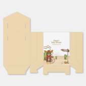 Niedlicher Cowboy Bear Western Rodeo Cactus Kinder Geschenkschachtel (Ungefaltet)