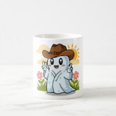 Niedlicher Cowboy-Geist zu Halloween-Fun-Dekoratio Kaffeetasse (Mittel)