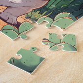 Niedlicher Cowboy Puzzle (Seite)