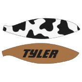 niedlicher Cowboy Schwarz-Weiß-Kuh-Druck Basketball (Panele)