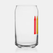 Niedlicher Crayon-Grundschullehrer Personalisiert Dosenglas (Rechts)