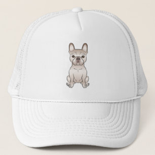 Niedlicher Cream French Bulldog / französischer Hu Truckerkappe