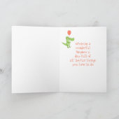 Niedlicher Crocodile Animal Great Grandson Kinderg Karte (Innenseite)