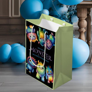 Niedlicher Cudful Kleine Monster Kindergeburtstag Mittlere Geschenktüte