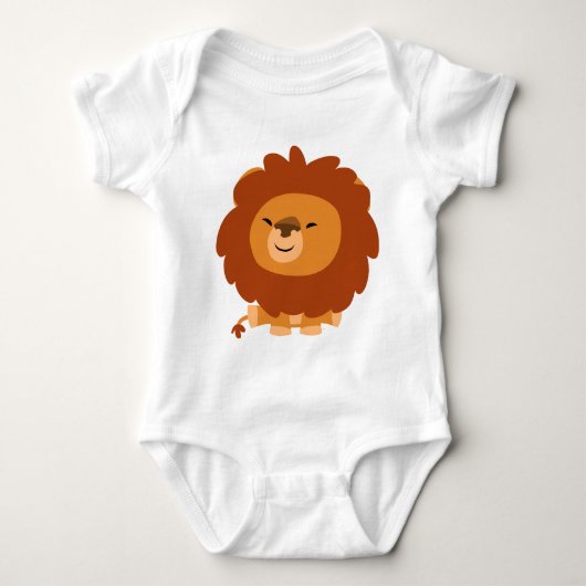 Niedlicher Cudly Cartoon Lion Baby Bekleidung Baby Strampler (Vorderseite)