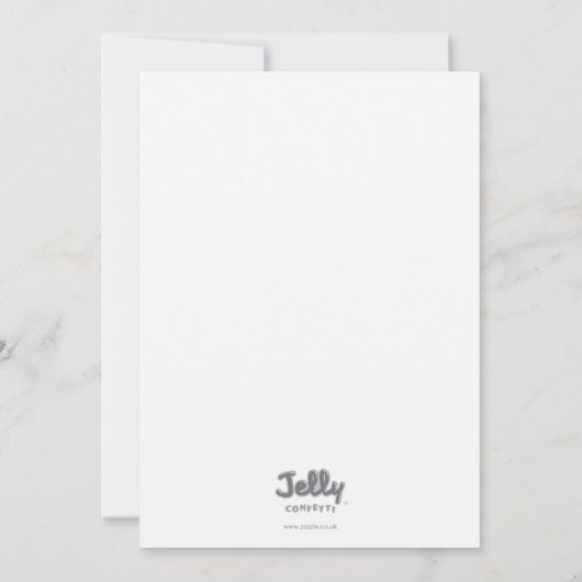 Niedlicher Cudly Teddy Bear Birthday Einladung (Rückseite)