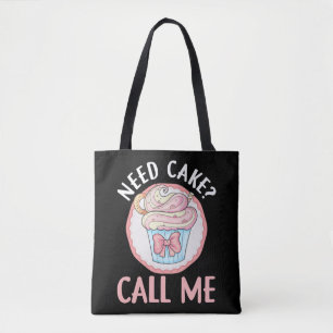 Niedlicher Cupcake Baker Spaß Bäckerei Konditorei Tasche