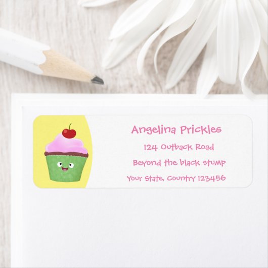 Niedlicher Cupcake Cartoon (Insitu)