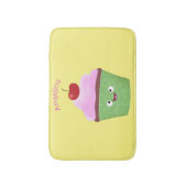 Niedlicher Cupcake Cartoon Badematte (Vorderseite Vertikal)