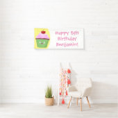 Niedlicher Cupcake Cartoon Banner (Insitu)