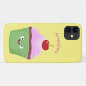 Niedlicher Cupcake Cartoon Case-Mate iPhone Hülle (Rückseite (Horizontal))