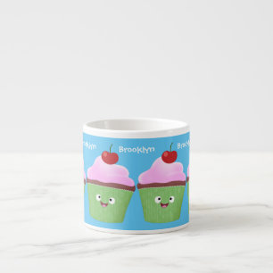 Niedlicher Cupcake Cartoon Espressotasse