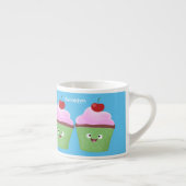 Niedlicher Cupcake Cartoon Espressotasse (Rechts)