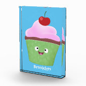 Niedlicher Cupcake Cartoon Fotoblock (Rechts)