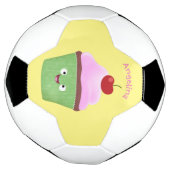Niedlicher Cupcake Cartoon Fußball (Gedreht)