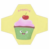 Niedlicher Cupcake Cartoon Fußball (Flach)