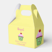 Niedlicher Cupcake Cartoon Geschenkschachtel (Rückseite)