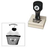 Niedlicher Cupcake Cartoon Gummistempel (Stempel)