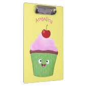Niedlicher Cupcake Cartoon Klemmbrett (Rechts)