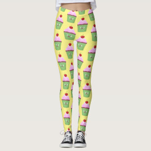 Niedlicher Cupcake Cartoon Leggings