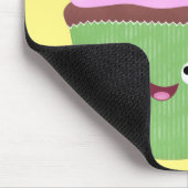 Niedlicher Cupcake Cartoon Mousepad (Ecke)