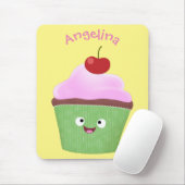 Niedlicher Cupcake Cartoon Mousepad (Mit Mouse)