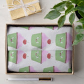 Niedlicher Cupcake Cartoon Seidenpapier (Geschenk)