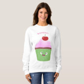 Niedlicher Cupcake Cartoon Sweatshirt (Vorne ganz)