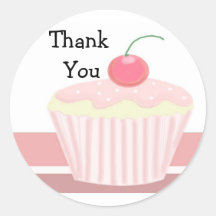 Niedlicher Cupcake Danke