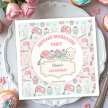 Niedlicher Cupcake Decoration Party Backen Mädchen