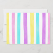 Niedlicher Cupcake Geburtstag Foto Einladung (Rückseite)