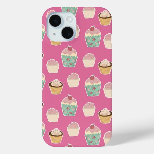 Niedlicher Cupcake iPhone-Fall Case-Mate iPhone Hülle (Rückseite)