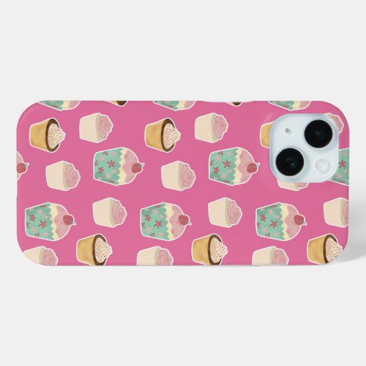 Niedlicher Cupcake iPhone-Fall Case-Mate iPhone Hülle (Rückseite (Horizontal))