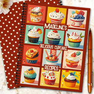 Niedlicher Cupcake Rezept Notizblock