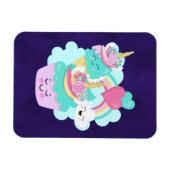Niedlicher Cupcake und Happy Ice Creme Magnet (Horizontal)