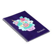 Niedlicher Cupcake und Happy Ice Creme Notizblock (Rechte Seite)