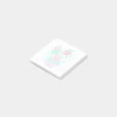 Niedlicher Cupcake und Happy Ice Creme Post-it Klebezettel (angewinkelt)